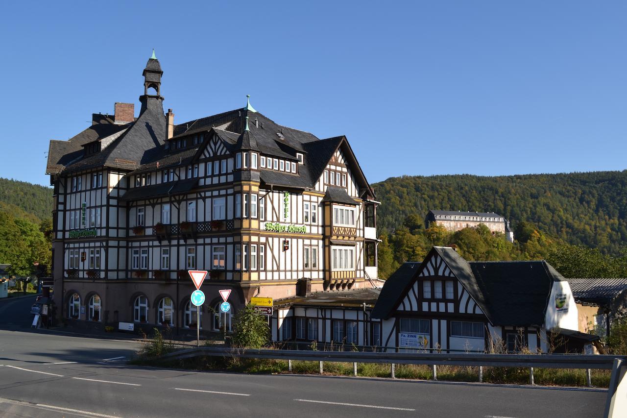 Hotel Weisser Hirsch Schwarzburg Exterior foto
